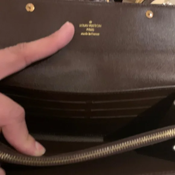 Louis Vuitton Sarah Mini Lin Clutch Wallet - Picture 6 of 8